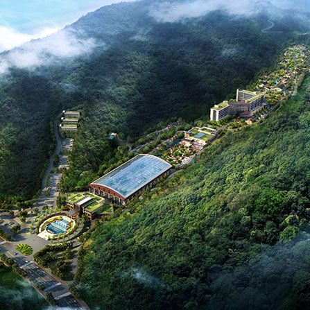 度假區(qū)標(biāo)識設(shè)計(jì)